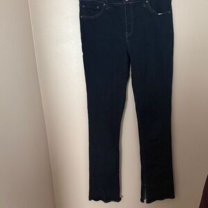 Express Women's Black Straight Leg Jeans